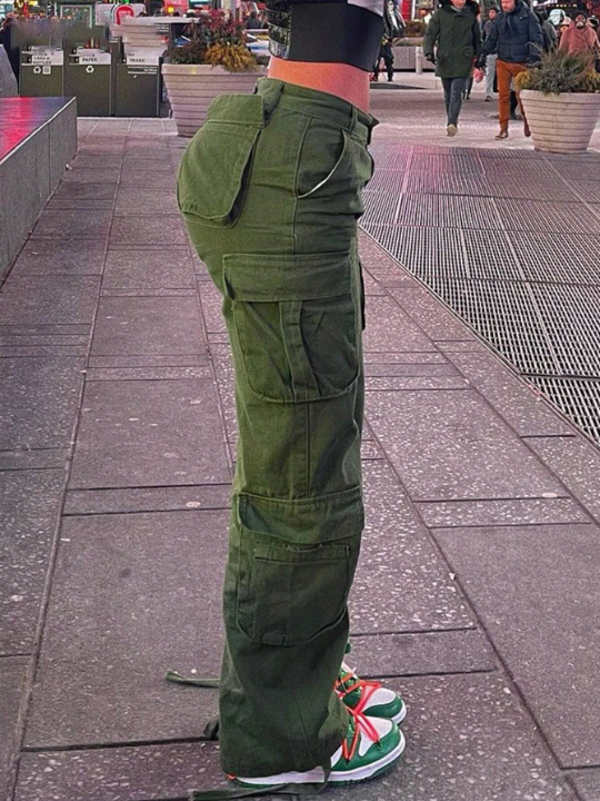 Flap Pocket Side Cargo Pants