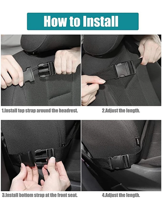 Car Back Seat Organizer Anti-kick Bag, Multi-functional Foldable Car Seat Back Storage Bag, Baby Storage Bag With Tablet Holder, Car Back Seat Protector, Foldable Hanging Bag