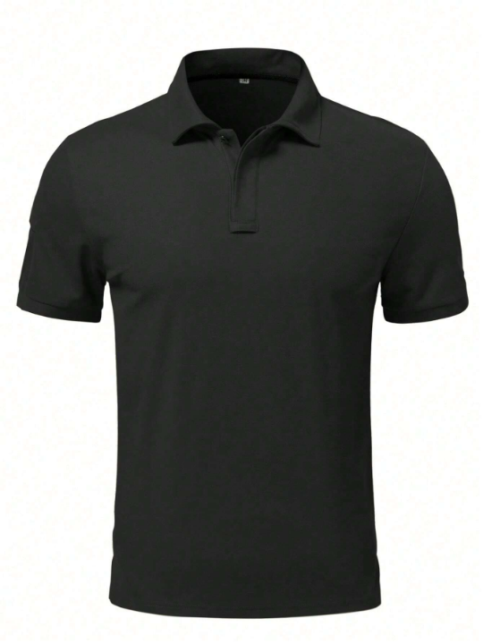 Manfinity Basics Men Solid Polo Shirt