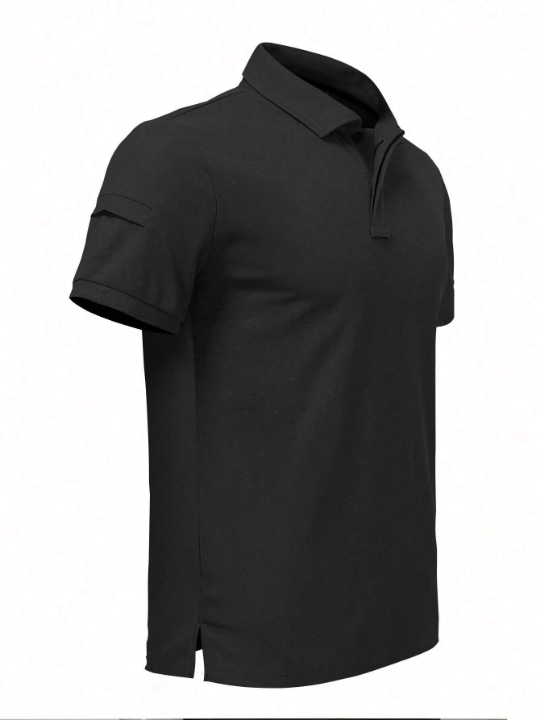 Manfinity Basics Men Solid Polo Shirt