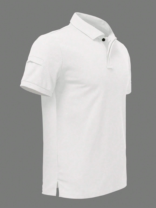 Manfinity Basics Men Solid Polo Shirt