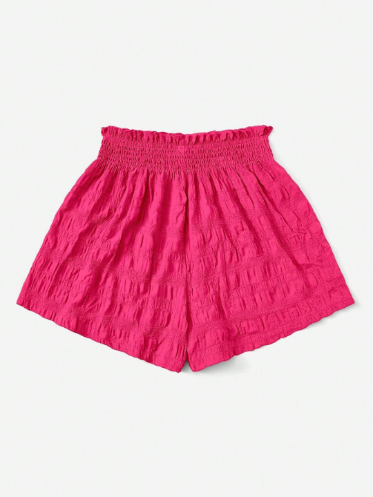 EZwear Paperbag Waist Knot Front Shorts