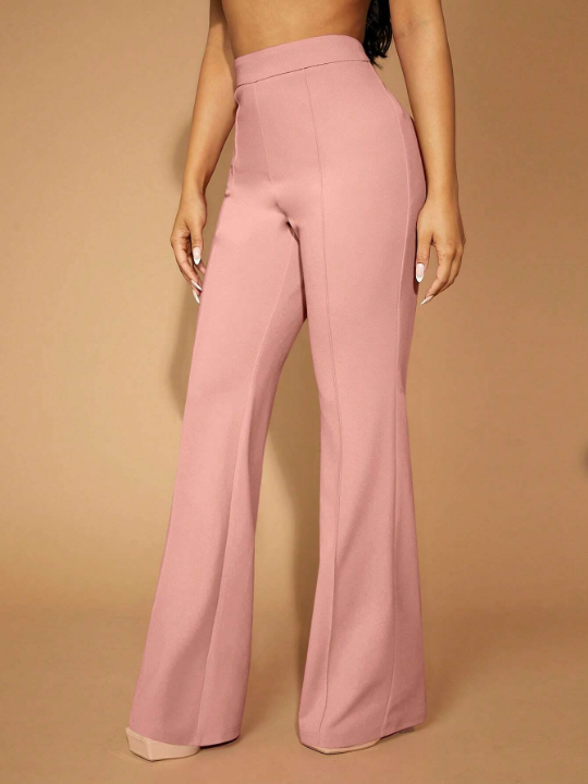 SXY Solid Flare Leg Pants