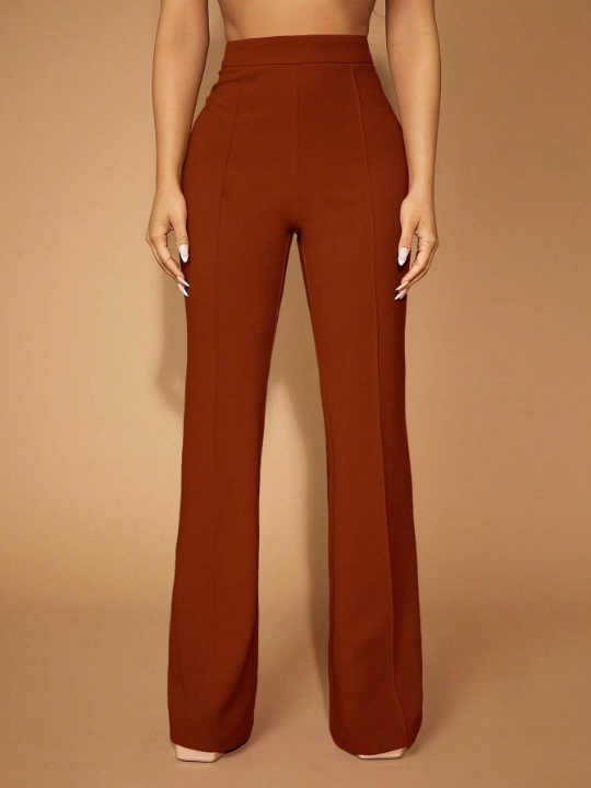 SXY Solid Flare Leg Pants