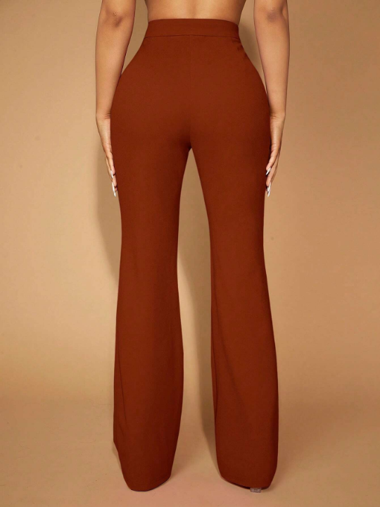 SXY Solid Flare Leg Pants