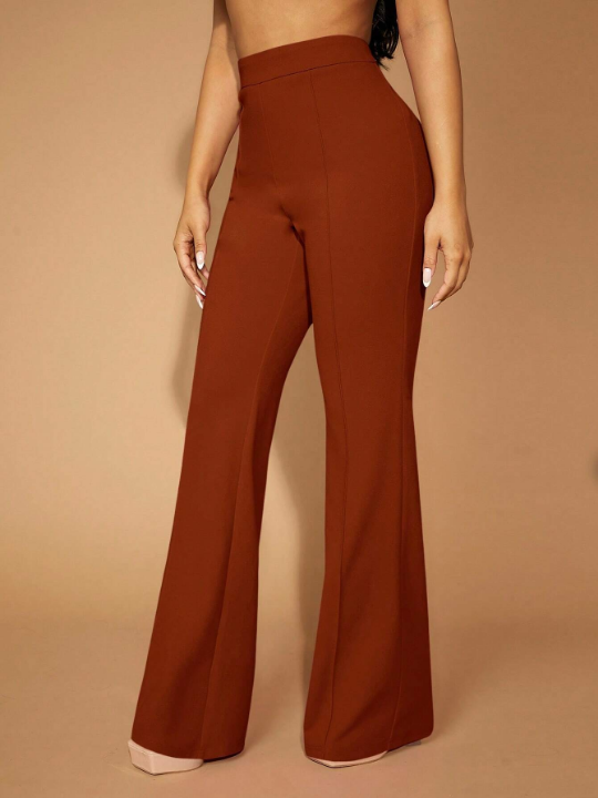 SXY Solid Flare Leg Pants