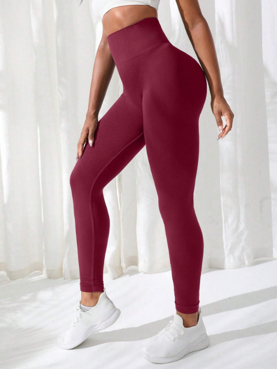 Yoga Basic Wide Waistband Sports Leggings