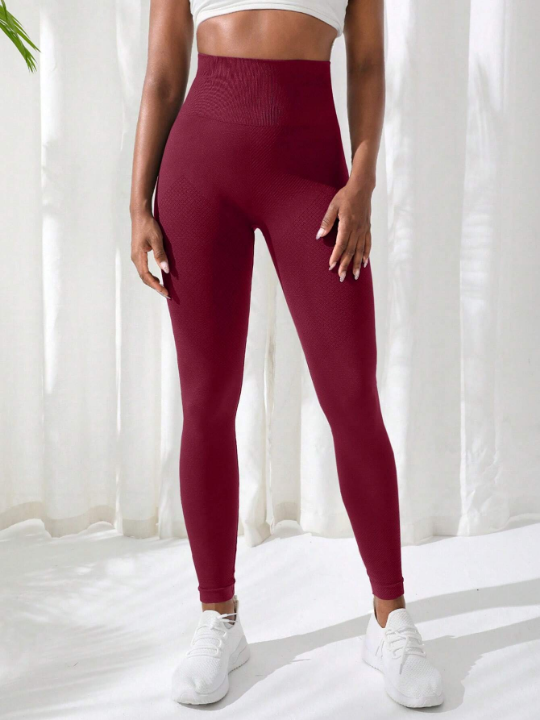 Yoga Basic Wide Waistband Sports Leggings