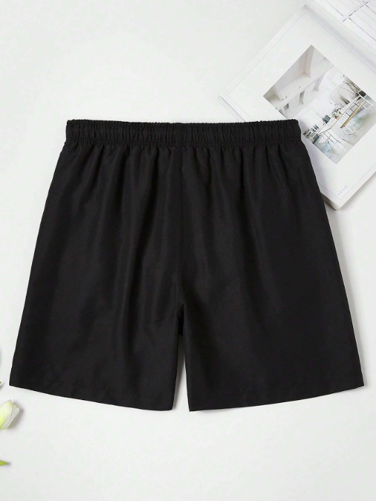 Manfinity Swimmode Men Drawstring Waist Swim Trunks