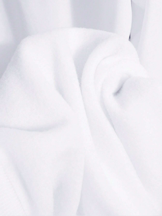 Men Solid Thermal Lined Sweatshirt