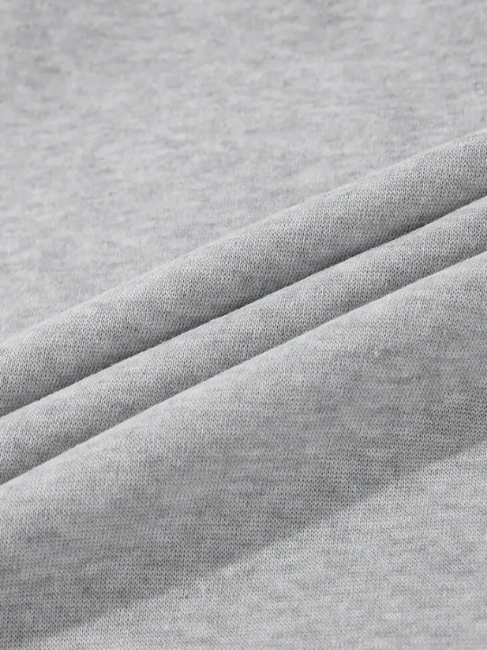 Manfinity Homme Men Star Print Kangaroo Pocket Hoodie