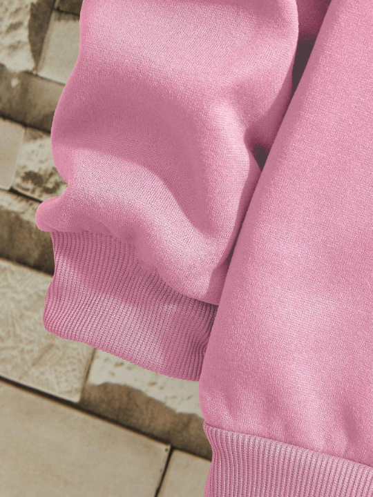 Men Solid Round Neck Thermal Lined Sweatshirt Without Necklace