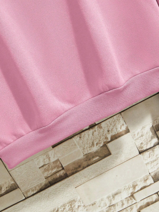 Men Solid Round Neck Thermal Lined Sweatshirt Without Necklace