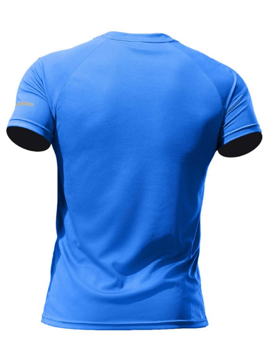 Men's Casual Fitness Clothes Moisture-Wicking Short Sleeve T-Shirt For Outdoor Sports Training, Running, Gym Gym Clothes Men Basic T Shirt