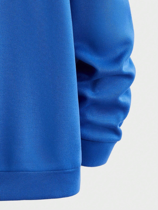 Manfinity Unisex Men Embroidery Letter Pattern Sweatshirt