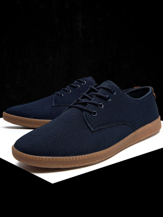 Mens Fashion Sneakers Casual Shoes Minimalist Oxfords Slip On Flat Shoes Workout Breathable Loafers Business Dress Shoes