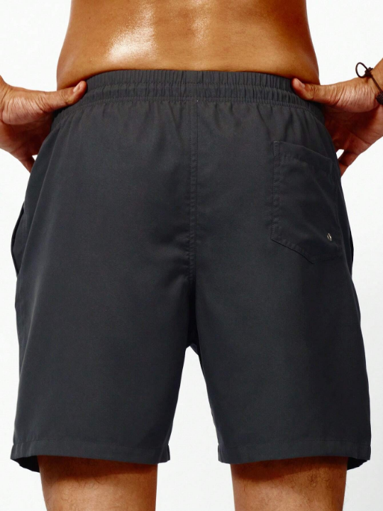 Manfinity Swimmode Men Drawstring Waist Swim Trunks