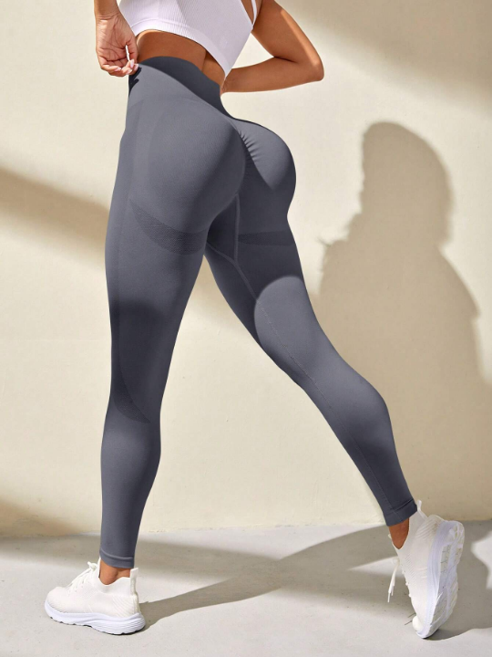 Yoga Basic Wide Waistband Sports Leggings