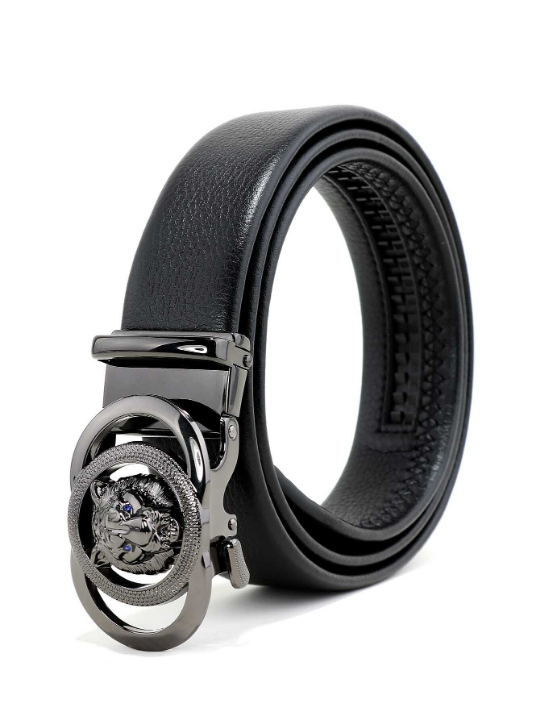 1pc Fashionable Casual Men's Leather Belt, Versatile Business Style Waistband For Men