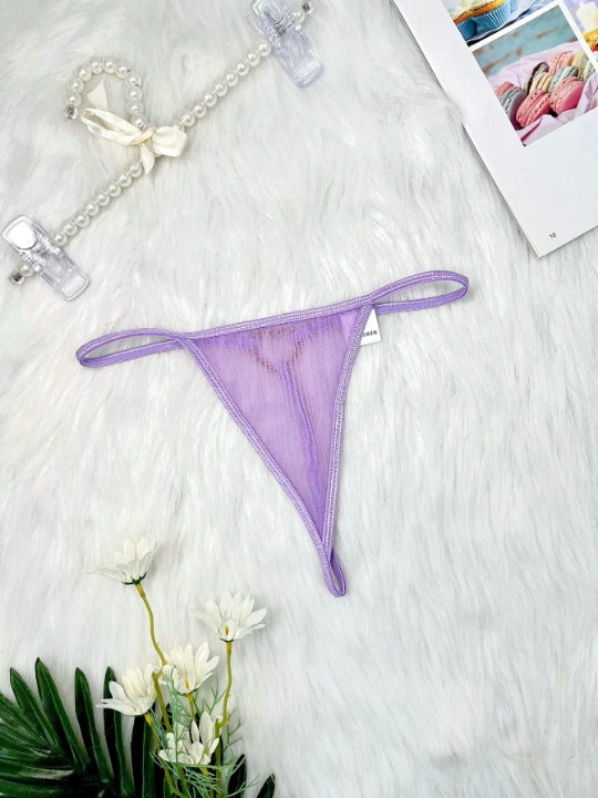 Solid Heart Ring Linked Thong