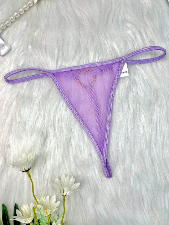 Solid Heart Ring Linked Thong