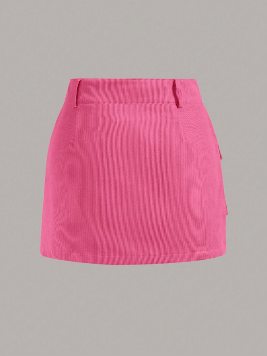 EZwear Flap Pocket Cargo Skirt