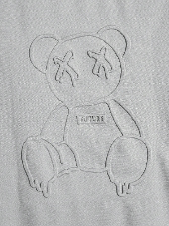 Manfinity Hypemode Men Bear Embossed Tee