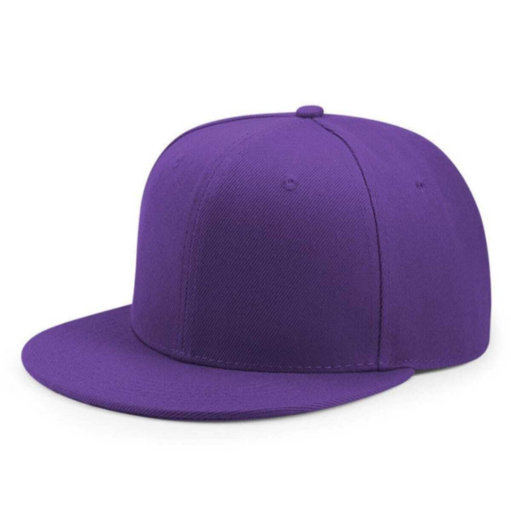 1pc Men's Adjustable Solid Color Sunscreen Baseball Cap, Leisure, Breathable, Flat Rim Cap, For Outdoor Hiking