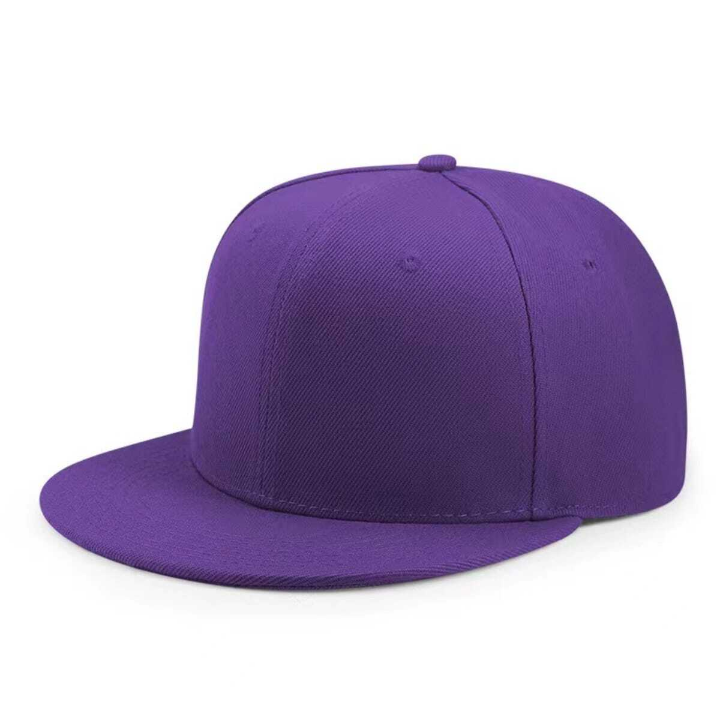 1pc Men's Adjustable Solid Color Sunscreen Baseball Cap, Leisure, Breathable, Flat Rim Cap, For Outdoor Hiking