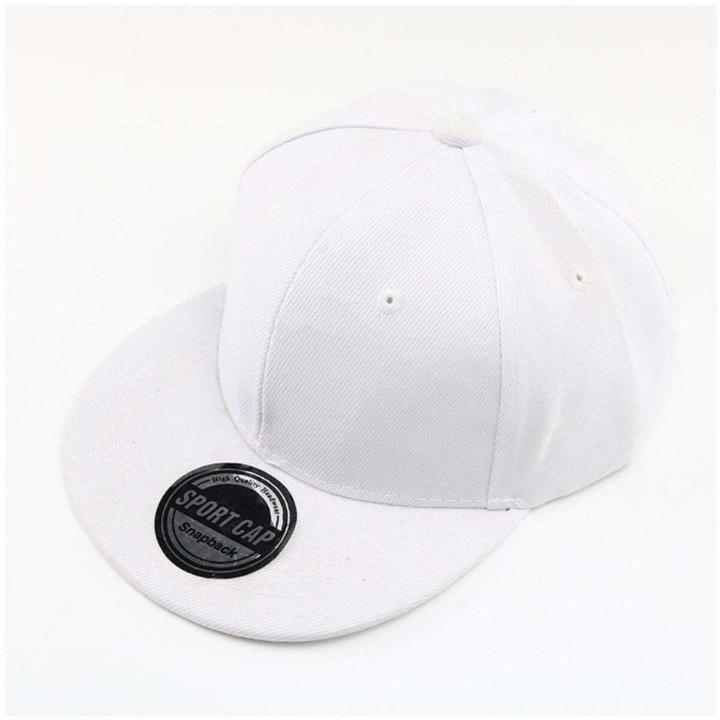 1pc Men's Adjustable Solid Color Sun Protection Baseball Cap, Breathable Flat Brim Hat For Casual, Hip Hop, Outdoor Activities