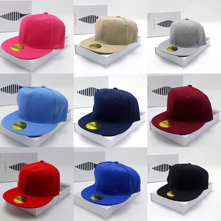 1pc Men's Adjustable Solid Color Sun Protection Baseball Cap, Breathable Flat Brim Hat For Casual, Hip Hop, Outdoor Activities