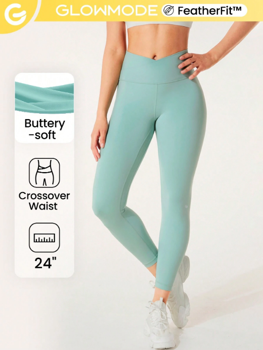 GLOWMODE 24" FeatherFit Crossover Leggings