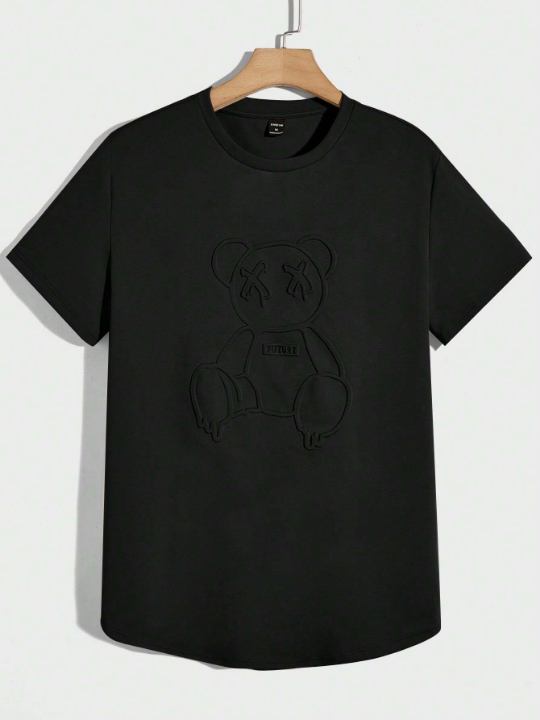 Manfinity Hypemode Men Bear Pattern Tee