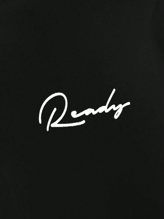 Cottnline Men Letter Graphic Hoodie