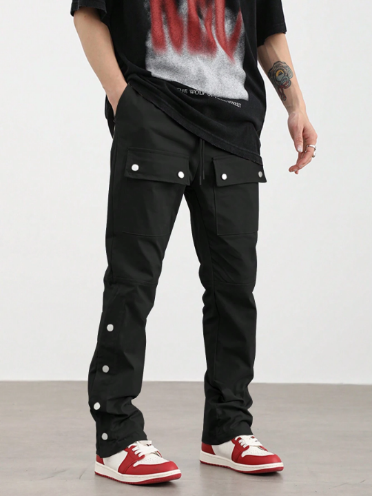 Manfinity EMRG Men Flap Pocket Cargo Pants