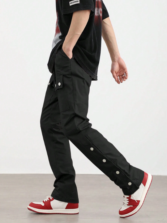 Manfinity EMRG Men Flap Pocket Cargo Pants