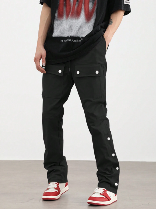 Manfinity EMRG Men Flap Pocket Cargo Pants