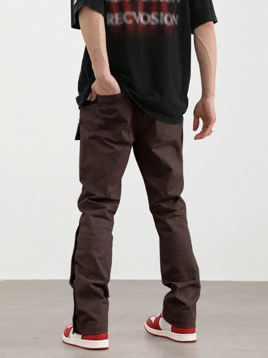 Manfinity EMRG Men Flap Pocket Side Cargo Pants