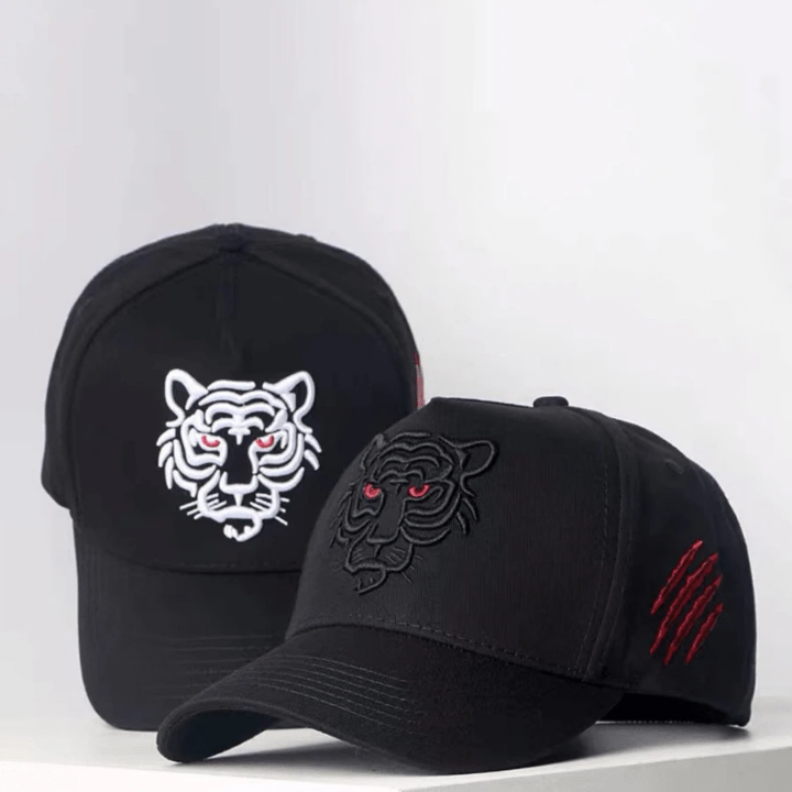 Tiger Hat Trucker Snapback Animal Cap Dad Hats Cool Hip Hop Sports Fan Baseball Cap Embroidered Tennis Caps for Men Women