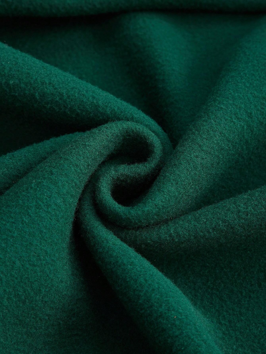 Manfinity Homme Loose Fit Men's Letter Graphic Zipper Up Drop Shoulder Hoodie