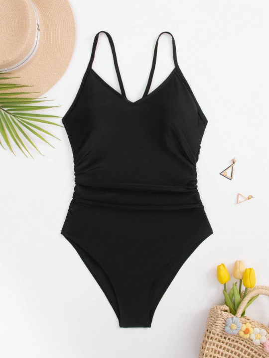 Swim BAE Cut Out Ring Linked One Piece Swimsuit