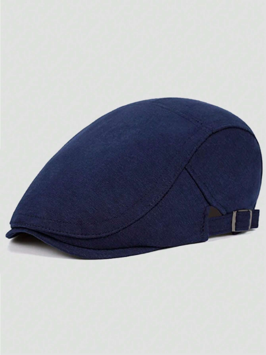 1pc Men's Solid Color Fashionable Casual Beret