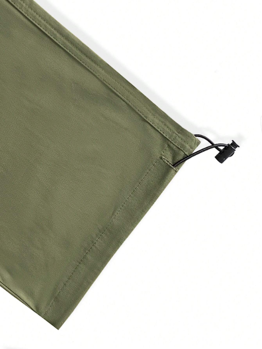 Manfinity Homme Men Flap Pocket Side Cargo Pants