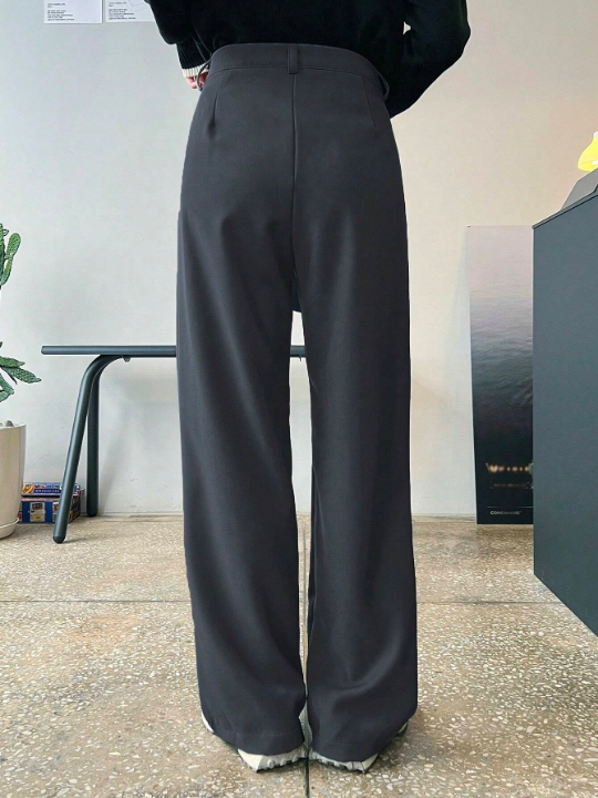 DAZY High Waist Plicated Detail Pants