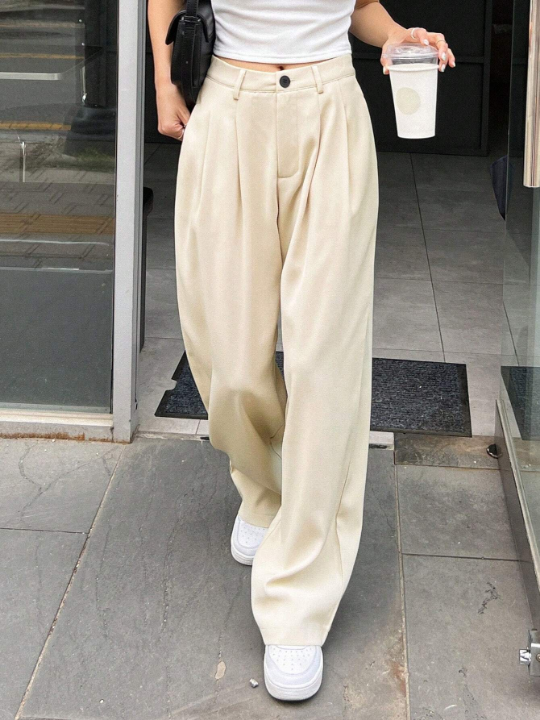 DAZY Solid Wide Leg Pants