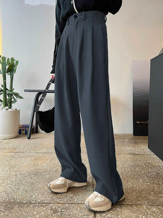 DAZY High Waist Plicated Detail Pants