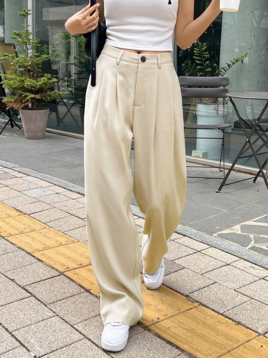 DAZY Solid Wide Leg Pants