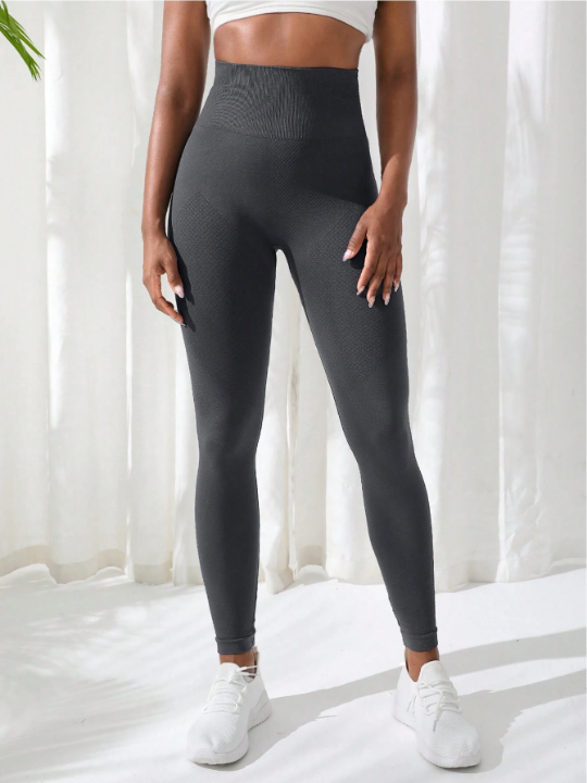 Yoga Basic Seamless Booty Sculpt Tummy Control Sports Leggings