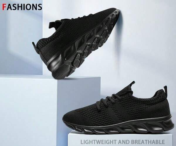 Mens Shoes Lightweight Athletic Running Walking Workout Shoes Casual Sports Tennis Gym Shoes Fashion Sneakers Trainer