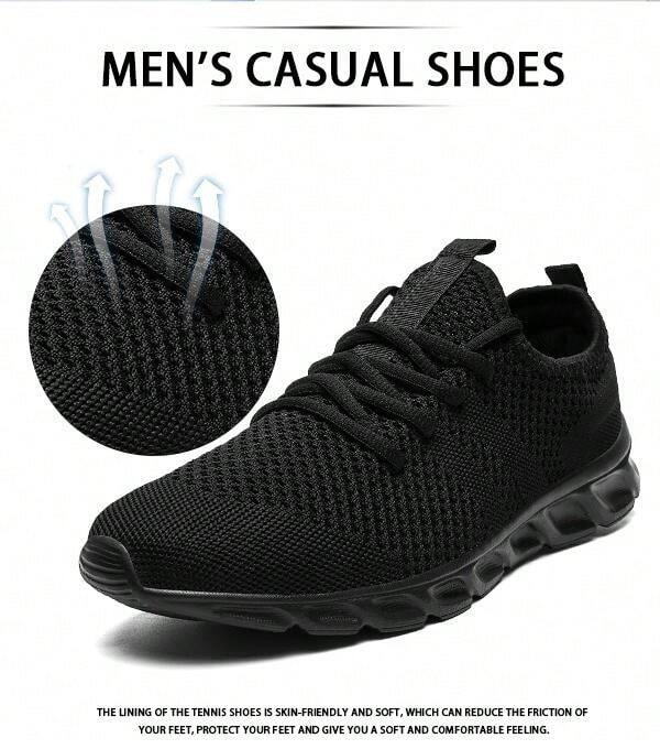 Mens Shoes Lightweight Athletic Running Walking Workout Shoes Casual Sports Tennis Gym Shoes Fashion Sneakers Trainer